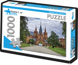 Puzzle Hradec nad Moravicí 1000 komada