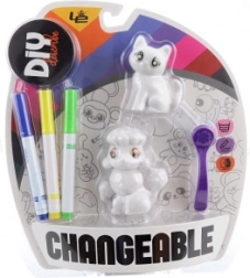 Kreativni set za bojanje životinja – mačkica i psić