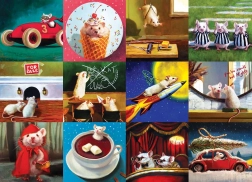 Eurographics puzzle Vesele miše 1000 dijelova