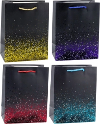 Poklon-vrećica s efektom svjetlucavog gradijenta 23 x 18 x 10,5 cm