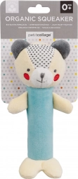 Petit Collage šuškavo zvečkalo medvjedić od organskog pamuka