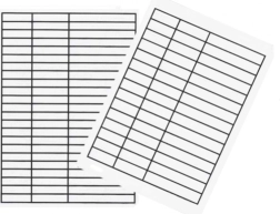 A4 Lined Notebook Underlay from Rigid Plastic