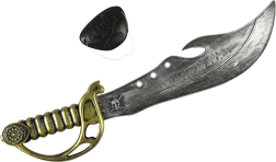 Piratski set – sablja s povezom za oko 46 cm