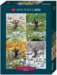 Puzzle 2000 dijelova HEYE – četiri godišnja doba