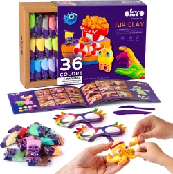 Samostvrdnjavajuća modelarska masa set 36 boja OKTO