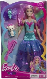 Barbie Malibu vila lutka s ružičastom kosom i dodacima