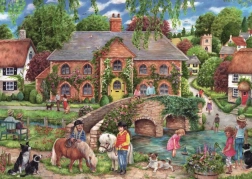 Ravensburger puzzle život na selu 1000 dijelova