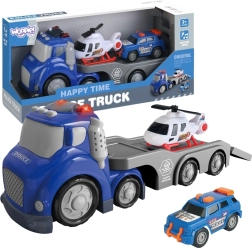 Woopie Plava Policijski Prikolica City Truck s Svjetlosnim i Zvučnim Efektima