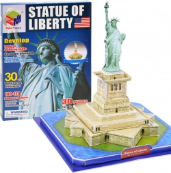 3D puzzle Kip slobode – edukativni model New Yorka (30 dijelova)