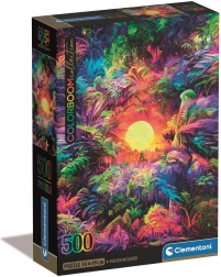 Puzzle 500 Compact – psihodelično svitanje u džungli