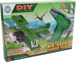 Avion za odvrtavanje s bušilicom i zamašnjakom