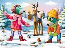 Puzzle TREFLIĆI Božićno vrijeme 30 dijelova