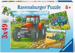 Puzzle Poljoprivredni strojevi 3x49 dijelova Ravensburger
