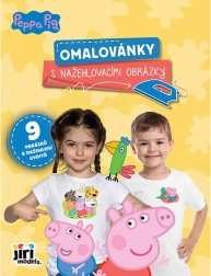 Bojanka s naljepnicama za peglanje Peppa Pig