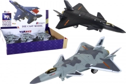 Model aviona s trenjem pogon u crnoj i sivoj boji