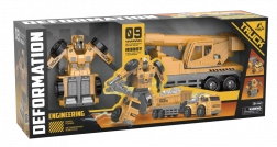 Transformirajući se kamion s dizalicom - robot