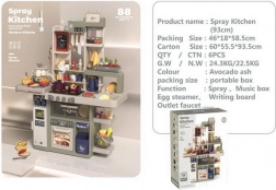 Velika dječja kuhinjica s dodacima