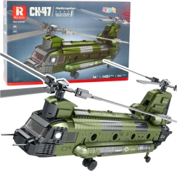 Konstrukcijski set vojni helikopter CH-47 CHINOOK – 1451 dijelova