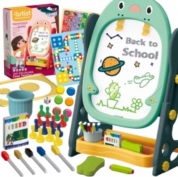 Dvostrana magnetska ploča za crtanje i učenje brojeva i slova