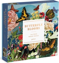 Galison drvene puzzle vrt leptira