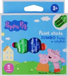 Jumbo boje u stiku ASTRA – PRASE PEPPA, 4 kom