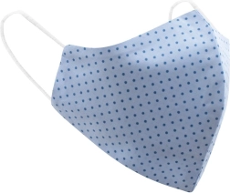 Zaštitna pamučna maska Belisima svijetloplava, univerzalna