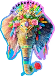 Drvene slagalice Elegantan slon od WOODEN CITY, 250 dijelova