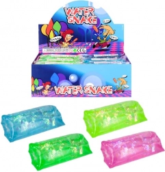 antistres igračka s vodom s konfetima – zmija
