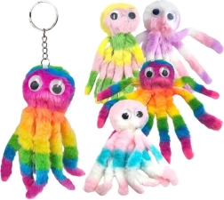 Plush Octopus Keychain 13 cm