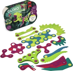 CLIXO Dino Discovery magnetic construction set, 22 pieces