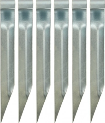 Sidra za trampolin – čelične kuke za učvršćivanje, 6 kom (35 × 4 cm)