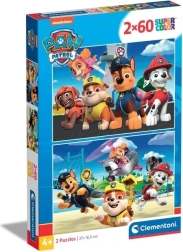 puzzle 2 × 60 dijelova Paw Patrol Super Color