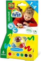 SES Creative My first šarena kuglasta bojica sa 6 boja