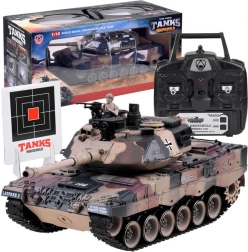veliki RC tenk Leopard 2 1:18 s pucanjem