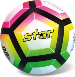 Lopta Star Pentagons Fluo 14 cm