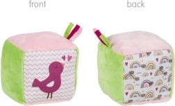 Goki tekstilna motorička kocka Ptičica/Duga