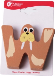 Drveno slovo W od Classic World