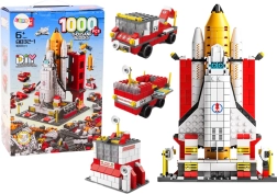 Građevne kocke Svemirska raketa 6u1 Svemirska vozila 1000 kom.