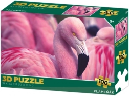 3D puzzle flamingo 100 dijelova