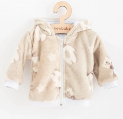 dječja wellsoft zimska hoodie s kapuljačom New Baby Polar Bear