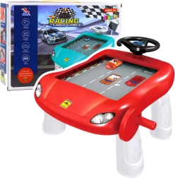 Ručni simulator vožnje – crveni edukativni stolić