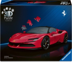 3D puzzle auto Ferrari SF90 Stradale 108 dijelova s rotirajućim kotačima