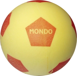 Mondo soft foam soccer ball, yellow, 20 cm