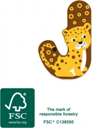 Drveno slovo J Small Foot