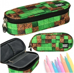 Školska pernica jednodijelna ST.RIGHT Pixel Cubes