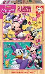Drvene puzzle Minnie i Daisy od Educa