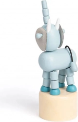 Bigjigs Toys Drveni stiskajući slonić Safari