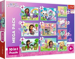 Trefl Puzzle Pro Djecu Gabin Mačji Domek 10 u 1