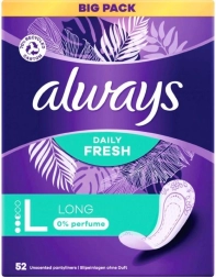 Always Daily Fresh Long dnevni ulošci 52 kom