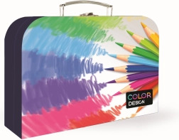 Laminirani kovčeg s motivom bojica A4, 34 cm